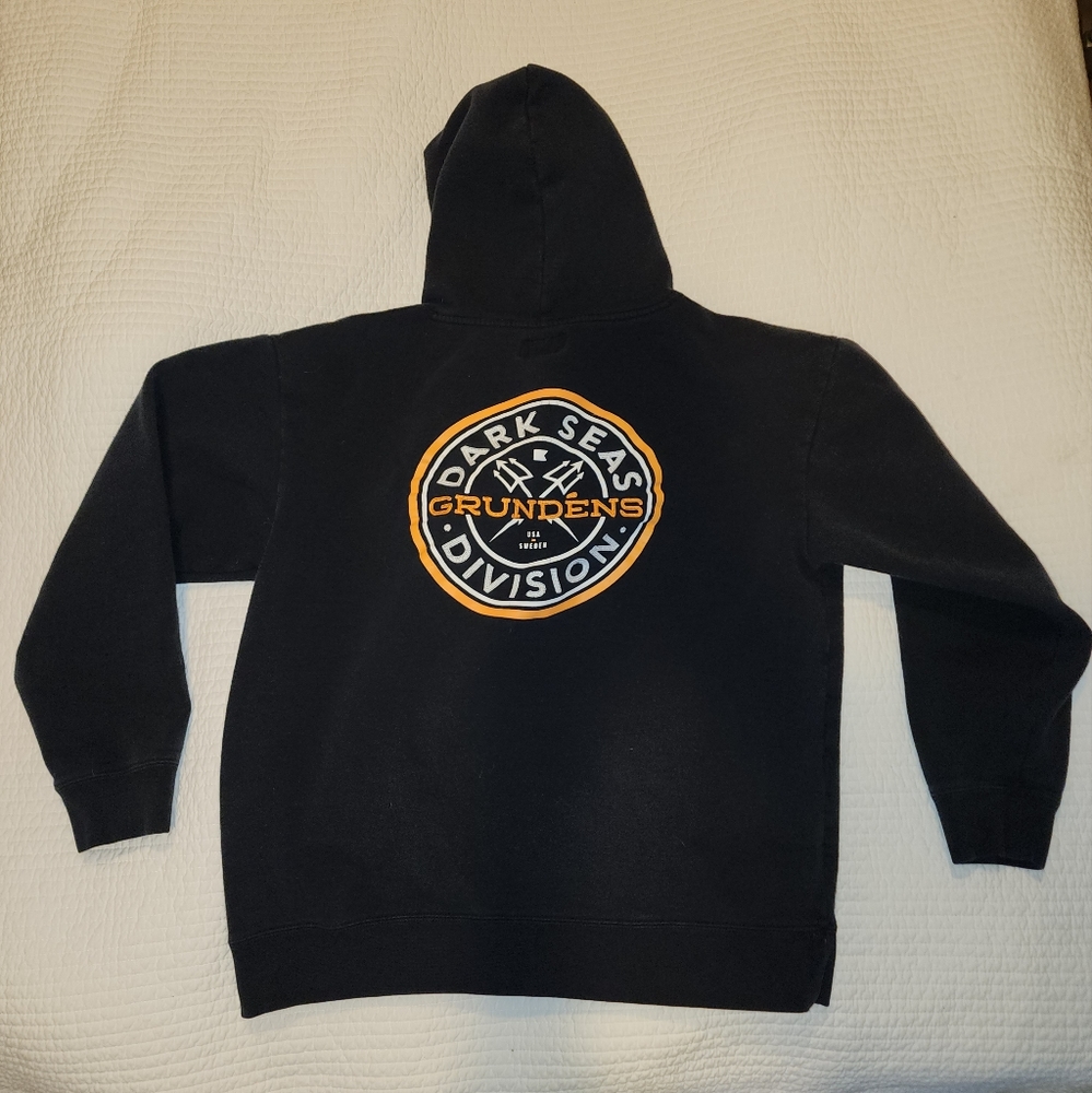 Grundens Dark Seas, Lg Hoodie